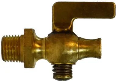 Hot Picks Midland Metal 46318 Air Cock, 1/2 in Nominal, MIP x Bibb Hose, Brass Body