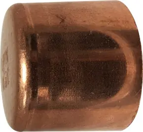 Midland Metal 77438 Caps, Copper Sweat Fittings, 2-1/2 Wrot Copper Cap, Nipples and Fittings Price Cut