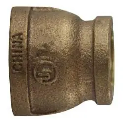 Limited Time Midland Metal 80119-1208 Reducing Coupling, 3/4 in FPT x 1/2 in FPT, Bronze