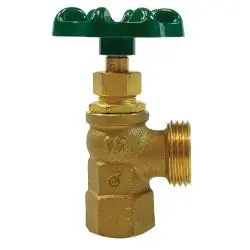 Fresh Stock Midland Metal 942165LF Boiler Drain Valve, 3/4 in Nominal Pipe, FIP, Lead-Free Brass Body