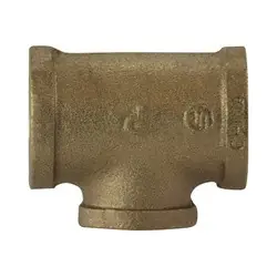 Price Cut Midland Metal 80106-322424 Reducing Tee, 2 in 1-1/2 in 1-1/2 in, Bronze