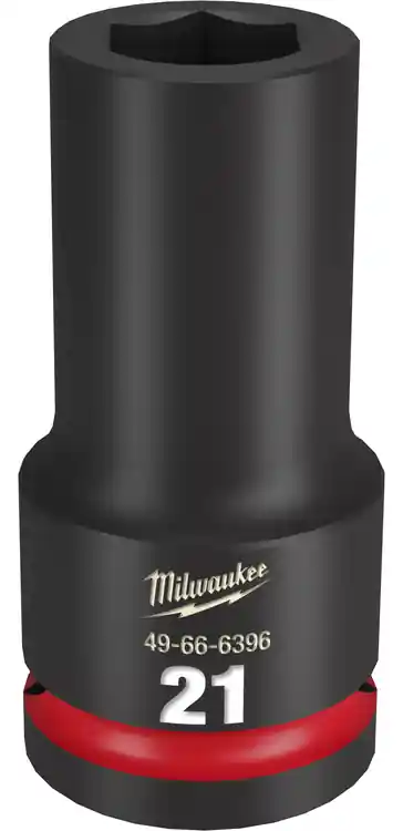 Milwaukee Tool 49-66-6396 SHOCKWAVE Impact Duty 3/4" Drive 21MM Deep 6 Point Socket Sale