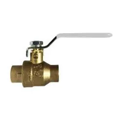 Price Drop Midland Metal 941171LF Ball Valve, 4 in Nominal, Sweat x Sweat, 600 psi WOG Pressure, -40 to 365 deg F