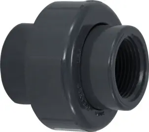 Reduced Price Midland Metal 898005 Union, 1/2 in FIP x 1/2 in FIP, PVC, SCH 80 Schedule