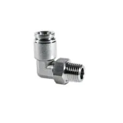 Don't Miss Out Midland Metal 20538SS 90 deg Swivel Elbow, 5/16 in Push-to-Connect x 1/4 in MPT, Stainless Steel