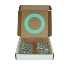Limited Offer Midland Metal 987259 Bolt and Gasket Set, 6 in, Steel