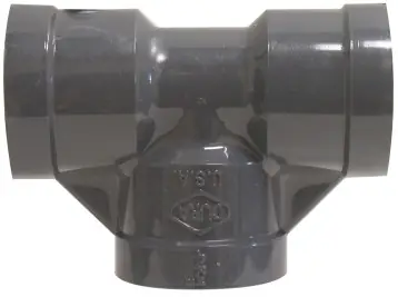 Midland Metal 805012 Pipe Tee, 1-1/4 in FIP x 1-1/4 in FIP x 1-1/4 in FIP, PVC, Gray, SCH 80 Schedule Buy Direct