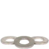 3/8" SAE Flat Washers, Zinc Cr+3, Medium Carbon Steel, Thru-Hardened, Made in USA, Qty 100 Trusted Brand