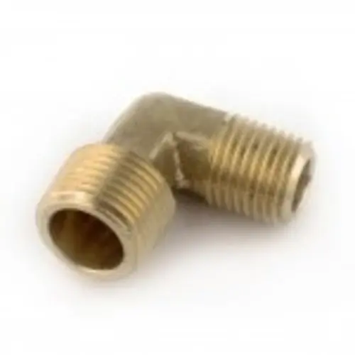 Price Drop AMC 706235-0806 90 deg Reducing Elbow, 1/2 in MIP x 3/8 in MIP, Brass