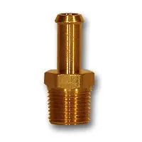 Midland Metal 29SB-64 Single Barb to Male Pipe, MAF/USA HOSE BARB, 3/8 Hid x 1/4 Mpt Single Barb, MAF/USA Brass Fittings Certified