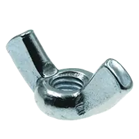 Mega Sale 5/16"-18 Wing Nuts, Style 1, Type D, Stamped, Zinc Cr+3, Coarse (UNC), Low Carbon Steel, Qty 100