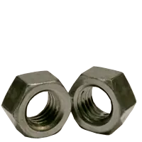 Order Now 1 1/4"-7 Hex Nuts, Plain Finish, Coarse (UNC), Low Carbon Steel, Qty 10