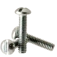 10-32 x 1/4" Machine Screws, Slotted Round Head, Zinc Cr+3, Full Thread, Qty 100 Cheap