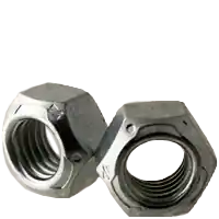 7/16"-20 Hex Lock Nuts, All Metal, Grade C, Zinc & Wax Cr+3, Medium Carbon Steel, Qty 100 Seasonal Sale