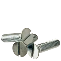 M5-0.80 x 8mm Machine Screws, Slotted Flat Head, 18-8 Stainless Steel A2, Full Thread, Qty 500 Markdown