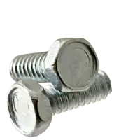 Special Offer 12-24 x 1" Machine Screws, Unslotted Indented Hex Head, Zinc Cr+3, Full Thread, Coarse (UNC), Qty 100