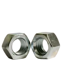 Next Day Delivery 5/16"-24 Hex Nuts, Grade 5, Zinc Cr+3, Fine (UNF), Medium Carbon Steel, Qty 100