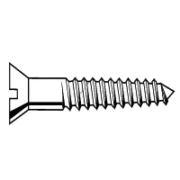 12 x 1 3/4" Wood Screws, Phillips Flat Head, 304 Stainless Steel, Qty 100 Express Delivery