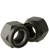 Express Delivery 1"-8 Nylon Insert Lock Nuts, Grade C, Phosphate & Oil, Medium Carbon Steel, Qty 25