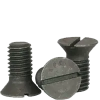 1/2"-13 x 3 1/2" Machine Screws, Slotted Flat Head Countersunk, Grade 2, Plain Finish, Coarse (UNC), Low Carbon Steel, Qty 50 Top Pick