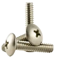 1/4"-20 x 5/8" Machine Screws, Phillips Truss Head, 18-8 Stainless Steel, Full Thread, Coarse (UNC), Qty 500 Genuine