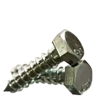 1/2"-6 x 11" Hex Lag Screws, Zinc Cr+3, Low Carbon Steel, Qty 5 Latest
