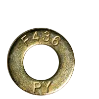9/16" Structural Flat Washers, F436, Zinc-Yellow Cr+6, Medium Carbon Steel, Qty 300 New Arrival
