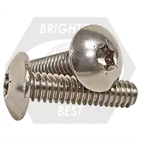 10-24 x 1/2" Machine Screws, Torx Drive Truss Head, T20 Drive 6-Lobe, 18-8 Stainless Steel A2, Full Thread, Qty 500 Hot Picks