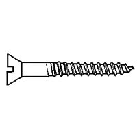 12 x 2" Wood Screws, Phillips Flat Head, Brass, Qty 100 Certified