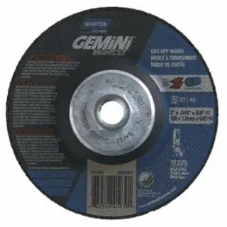 Professional Grade Norton 66252842027 4-1/2 x 3/32 x 5/8-11 Geminitype 27 Depress. Ctr. Wh