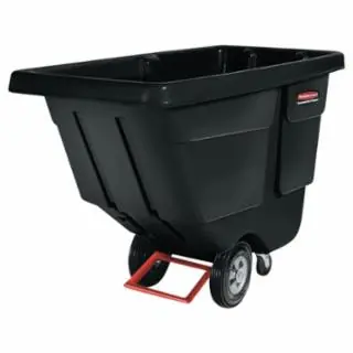 Rubbermaid Commercial FG102500BLA 1 1/2 Cu.Yd. Std. Duty Tilt-Truck Fan Favorite