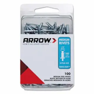 Arrow Fastener RMS1/8IP (100/Pc) Medium 1/8 Steel Rivet (1 PK) Get Yours