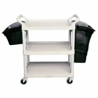 Rubbermaid Commercial FG342488OWHT Utility Cart Grab Now