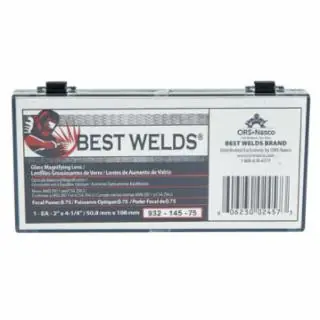 Best Welds 901-932-145-75 Bw-2X4-1/4 Glass Mag Lens .75 Diopter Today Only