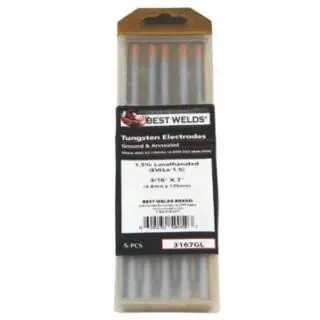 Top Rated Best Welds 900-3167GL2 3/16 X 7 2% Lanthanatedtungsten 5/Pk (1 PK)