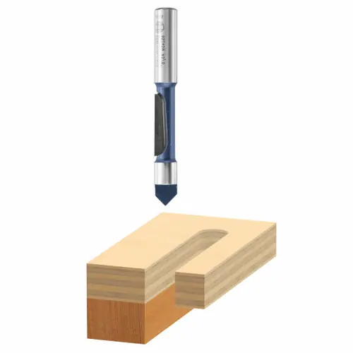 Bosch 85246M 1/2 In. x 1-3/16 In. Carbide Tipped 1-Flute Pilot Panel Concave Bit Affordable
