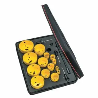 Seasonal Sale L.S. Starrett KDC15061-N Dch Industrial Kit W/15Holesaws And 5 Acc
