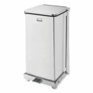 Markdown Rubbermaid Commercial FGST12SSPL Defenders Sq Step Can 25L/6.5G