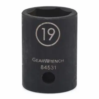 Cheap Gearwrench 84531N 1/2" Drive 6 Point Standard Impact Metric Socket 19 mm