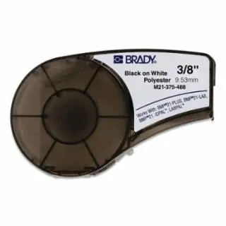 Brady 110934 M21-375-488 Cart 0.375Inx21Ft Blk/Wht Mega Sale