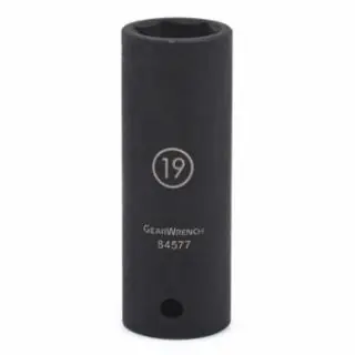 Free Returns Gearwrench 84581N 1/2" Drive 6 Point Deep Impact Metric Socket 23 mm