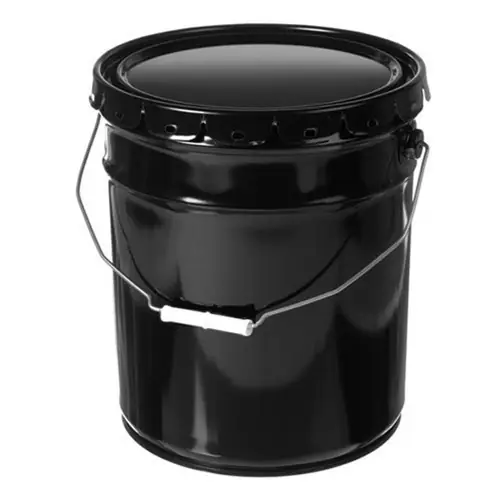 FREUND 5 GALLON BLACK OPEN HEADCAN W/COVER Bargain