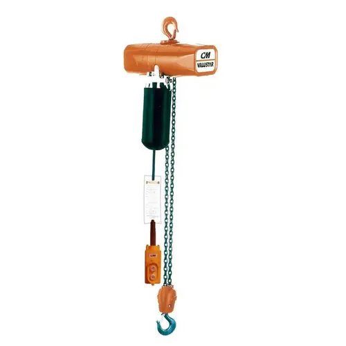Cm Columbus Mckinnon 2407C 1 Ton 115V Valustar Electric Chain Hoist Certified