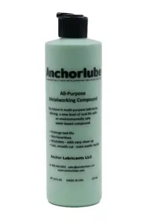 Anchorlube Water Based Cutting Fluid, Metalworking Compound, 16 oz Bottle, 3116 Premium