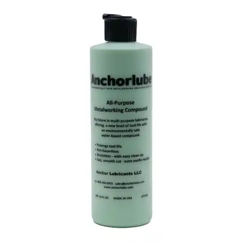 Anchorlube Water Based Cutting Fluid, Metalworking Compound, 16 oz Bottle, 3116 Premium