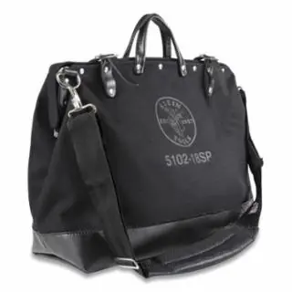 Hot Picks Klein Tools 510218SPBLK Deluxe Tool Bag, Black Canvas, 13 Pockets, 18-Inch