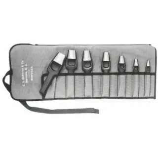 Fresh Stock C.S. Osborne K-16 7Pc. Arch Punch Set W/Tool Roll 3/16-5/16-7 (1 SET)