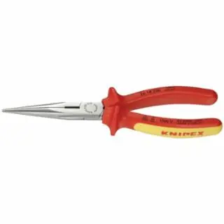Buy Online Knipex 26 18 200 US Long Nose Pliers with Cutter-1000V Insulated, 8" Nominal Length