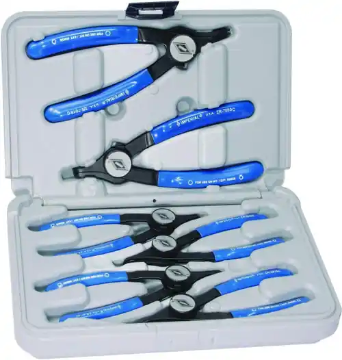 IMPERIAL TOOL 6 PC STRAIGHT & 90 RETAINING RING PLIER SET Direct From Factory