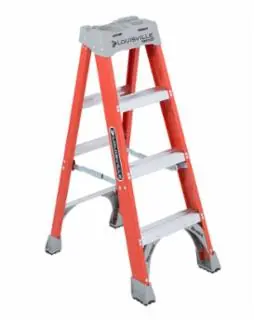 Latest Louisville Ladder FS1504 4‘ Fiberglass Advent Step Ladder